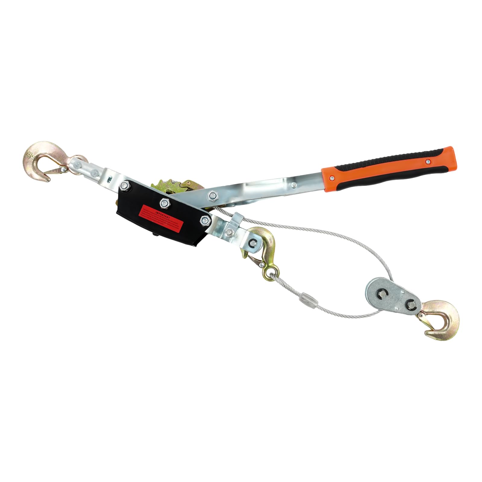 Kabelzug, 76 cm Handhebel-Seilzug, Handwinde, Handseilzug für Szenarien wie Fahrzeugwartung, Abschleppen
