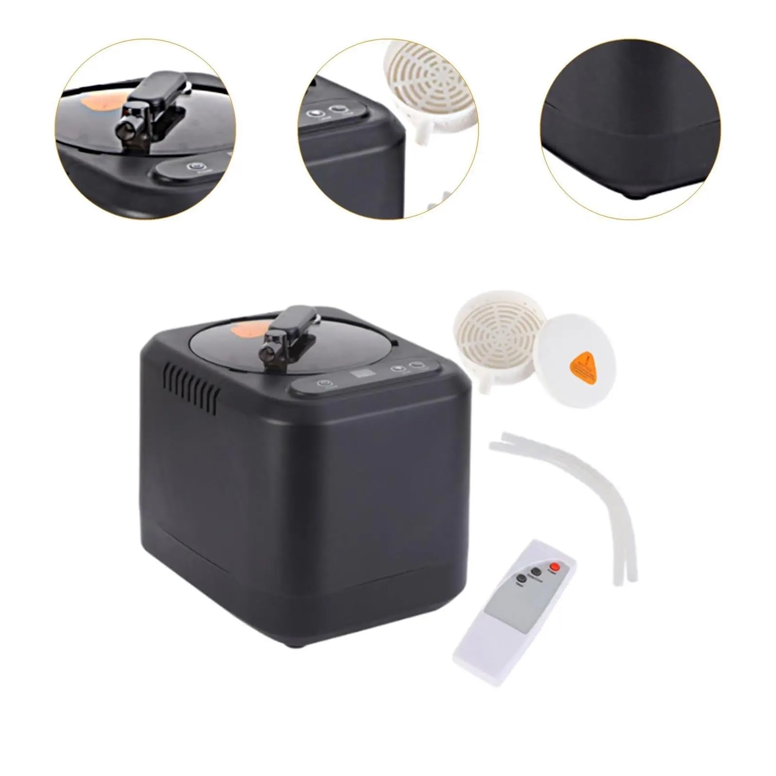 Sauna en Casa, izador de sauna, baño, gran capacidad, función temporización, ligero, temperatura ajustable, generador Vapor Suave