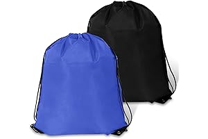 Drawstring Backpack 2PCS PE Bags Gym Cinch Tote Sackpack