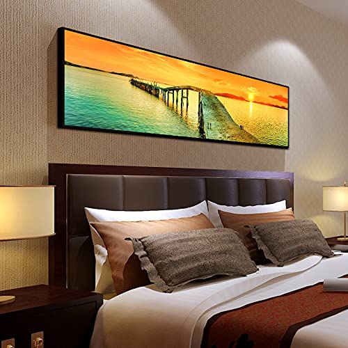 Peinture diamant coucher de soleil pour sublimer la décoration de votre salon