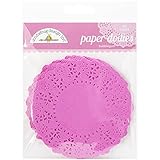 Doodlebug Doilies, 4.5-Inch, Bubblegum, 75-Pack