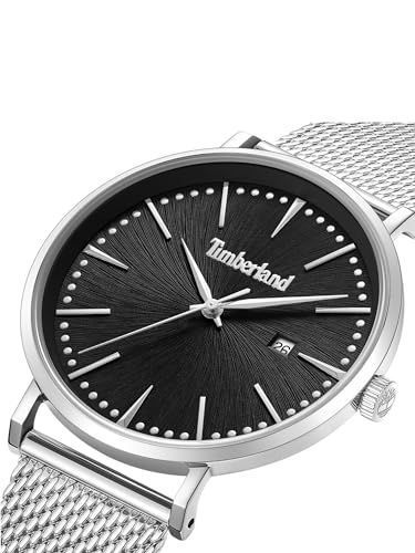Montre Timberland RIPTON TDWGH0029302 et son boîtier robuste en acier brossé