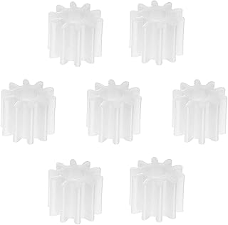 10Pcs Plastic Gears 10 Teeth Model 102A Reduction Gear Plastic Worm Gears for RC Car Robot Motor,Aicosineg