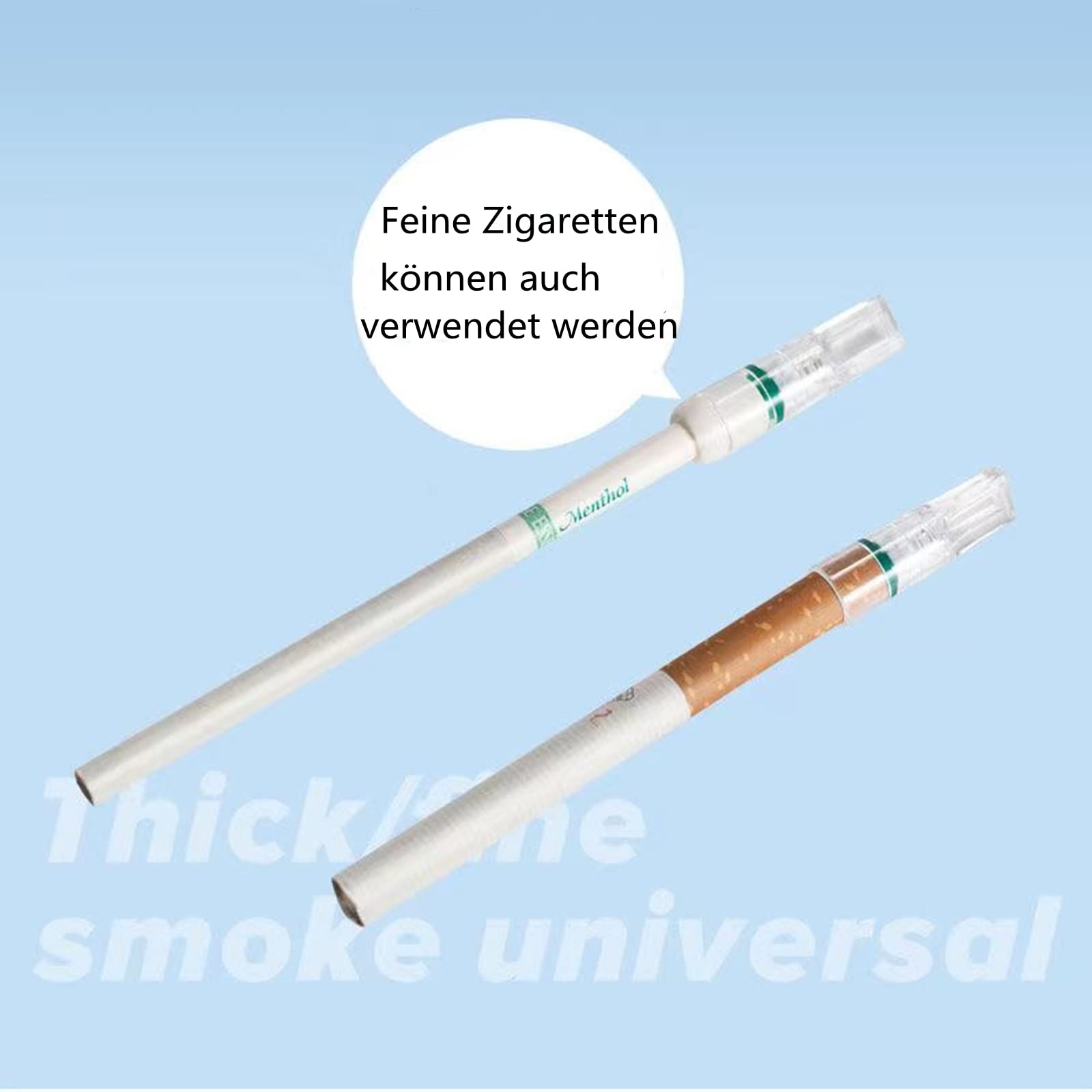 Amazon.de: Zigarettenfilter,Einweg Zigarettenfilter, fr Raucher mit  Dreifacher Filterfunktion, reduziert Teer Rauchflecken,Kostenloser  tragbarer Box+fine Zigarettenkonverter (2-teilig)
