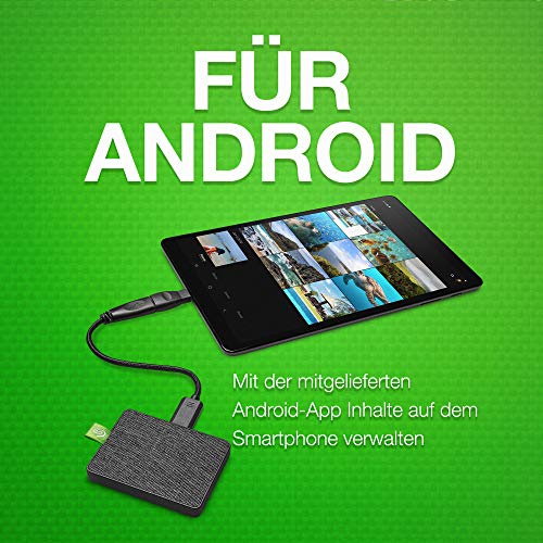 Seagate Ultra Touch SSD, tragbare externe SSD, 1 TB, 2.5 Zoll, USB 3.0, PC und Mac, schwarz, inkl. 3 Jahre Rescue… – Bild 3
