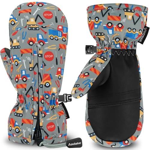 Andake Kinder-Skihandschuhe für Jungen und Mädchen, geeignet...