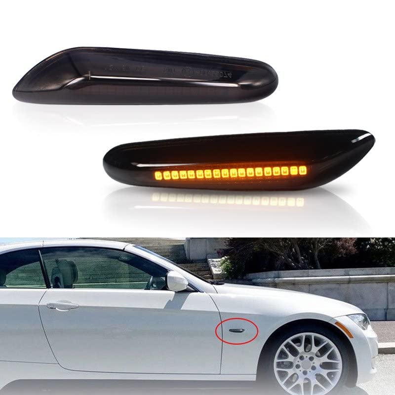Indicateurs clignotant ambre pour résoudre les feux latéraux défaillants E90 E60 - 2