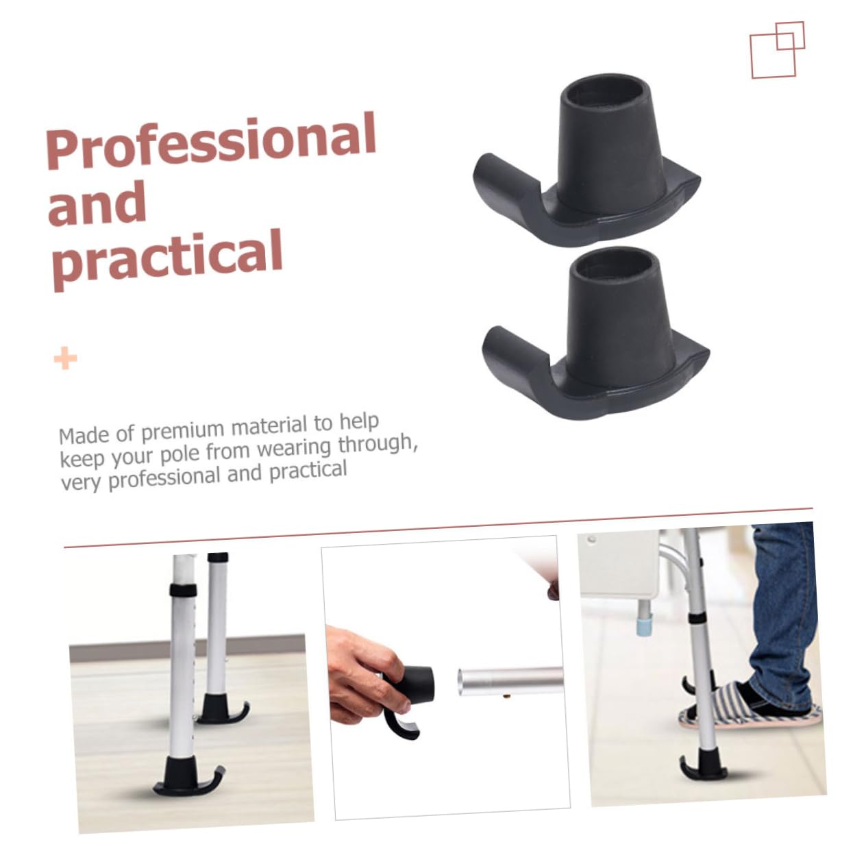 Healeved 18pezzi Sci Antiscivolo Per Deambulatore Sliders Per Stabilità e Mobilità Su Superfici Varie Accessori Pratici Per Camminatori e Stampelle