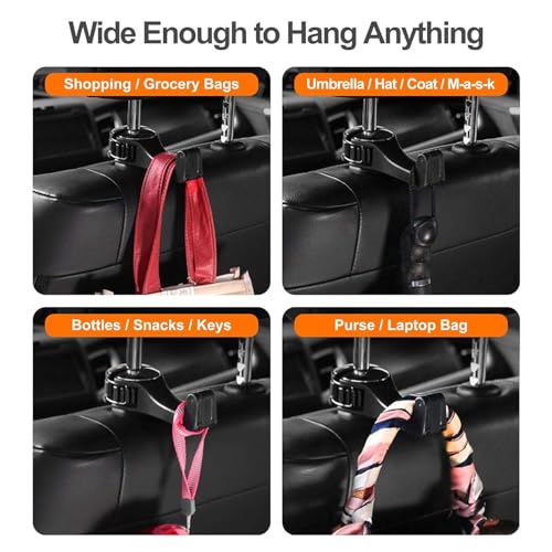 Image of BK 10 IMPORT & EXPORT Labor Saving Hand Car Jack Wrench with Hook for Car Seats with Mobile Phone Holder | Wrench | Phone Holder for Car | Car Hook for Bag | Jack Ratchet Wrench for Car