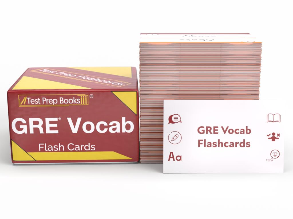 Amazon.com: GRE Vocabulary Study Cards 2026-2027: GRE Verbal
