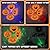 Moukeren Halloween Projector Lights Outdoor 2-in-1 Rotating Patterns Projector Ocean Wave and Pattern Halloween LED Projection with Remote Control for House Yard Garden Landscape Lights(Pumpkin)