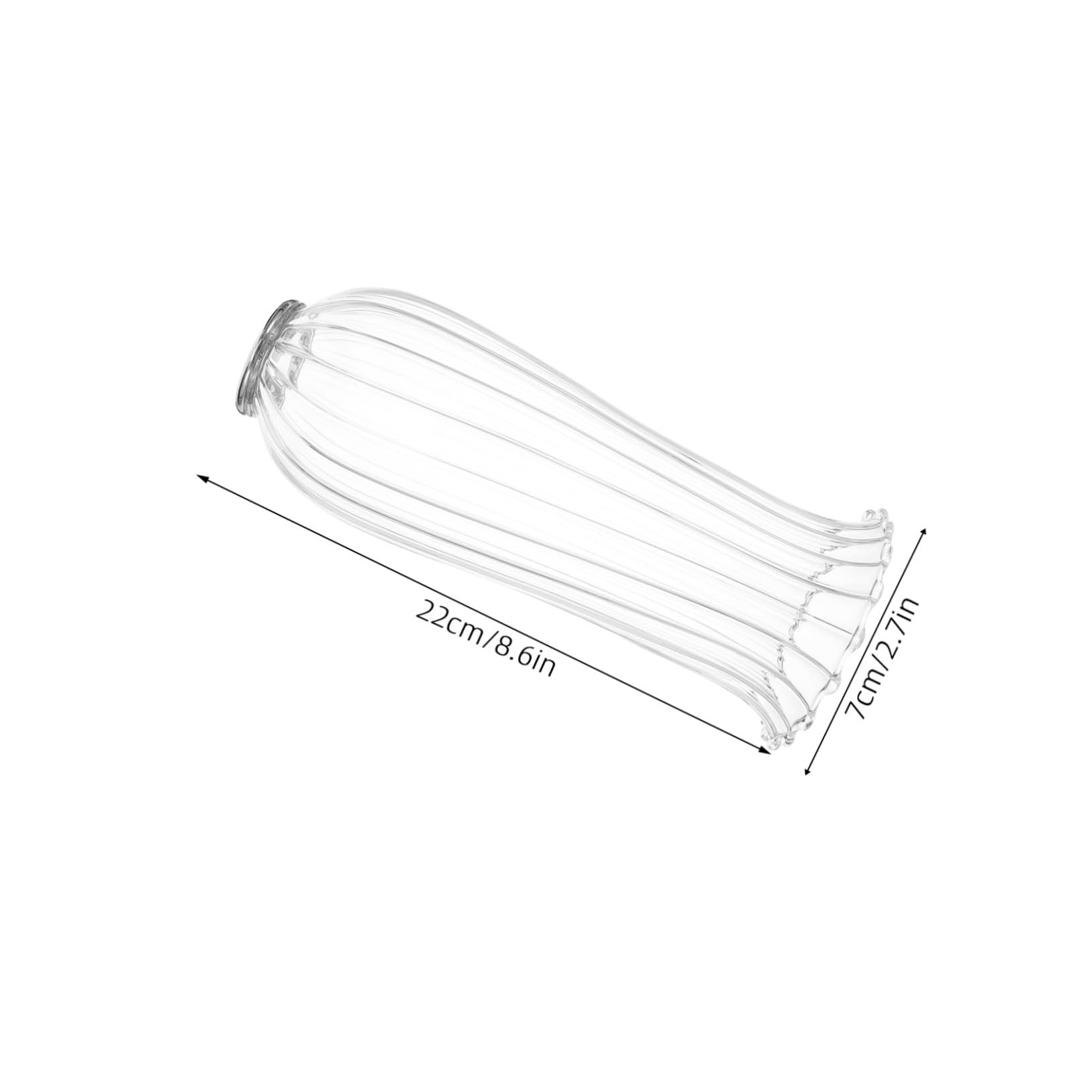 Alipis Lampada Paralume in Vetro Soffiato Trasparente Ricambio per Lampad Diffusore per Lampadari e Applique per Domestici e Decorazioni Festive
