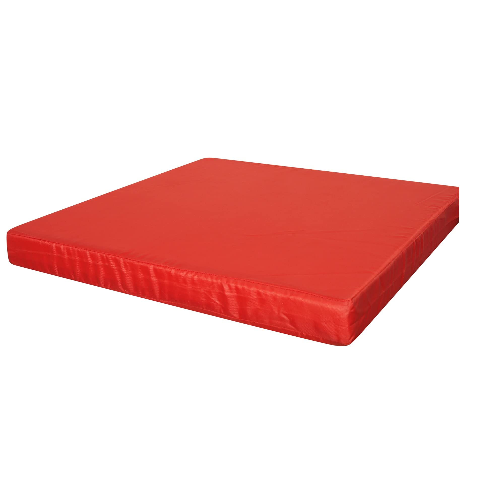 MOTHER LAND CUSHION REPLACEMENT RATTAN CUSHIONS PAD GARDEN PATIO FURNITURE FOR SOFA SEAT & BACK CUSHION WITH FOAM FILLING (SEAT PAD 60CM X60CM X10CM, RED)