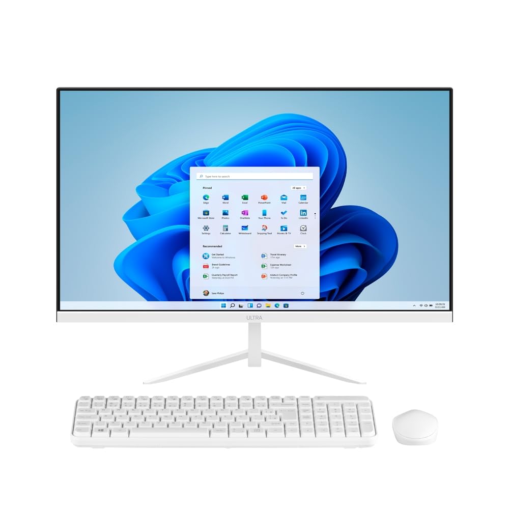 All in One, Windows 11 Home, 23,8 Pol. Full HD Intel Core i3 4GB