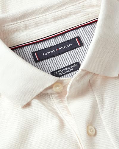 Image of Tommy Hilfiger Men's Short Sleeve Polo Shirts in Regular Fit With Stretch and Organic Pique Cotton