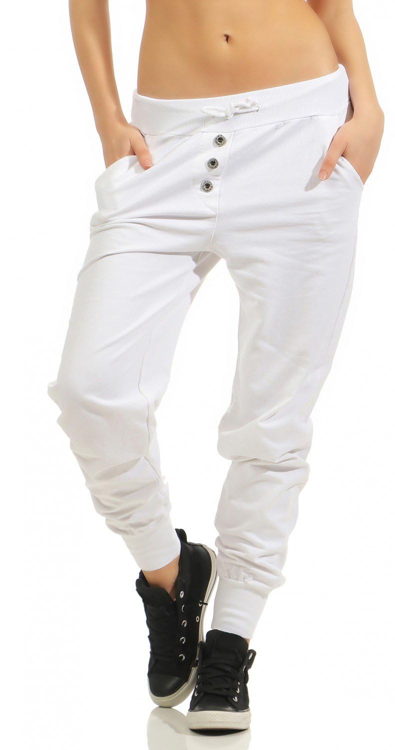 DANAEST Damen Freizeithose Sporthose Sweat Pants lang (623)