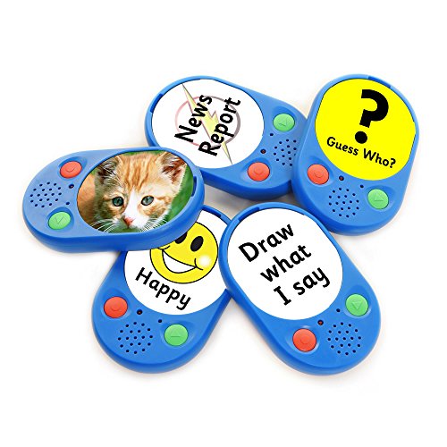 Talking Products, Voice Pad Voice Recorder, Communication Sound Button for Kids, 40 Seconds Recording. Sensory Learning Resource for Practising Phonics and Speaking and Listening Activities in School
