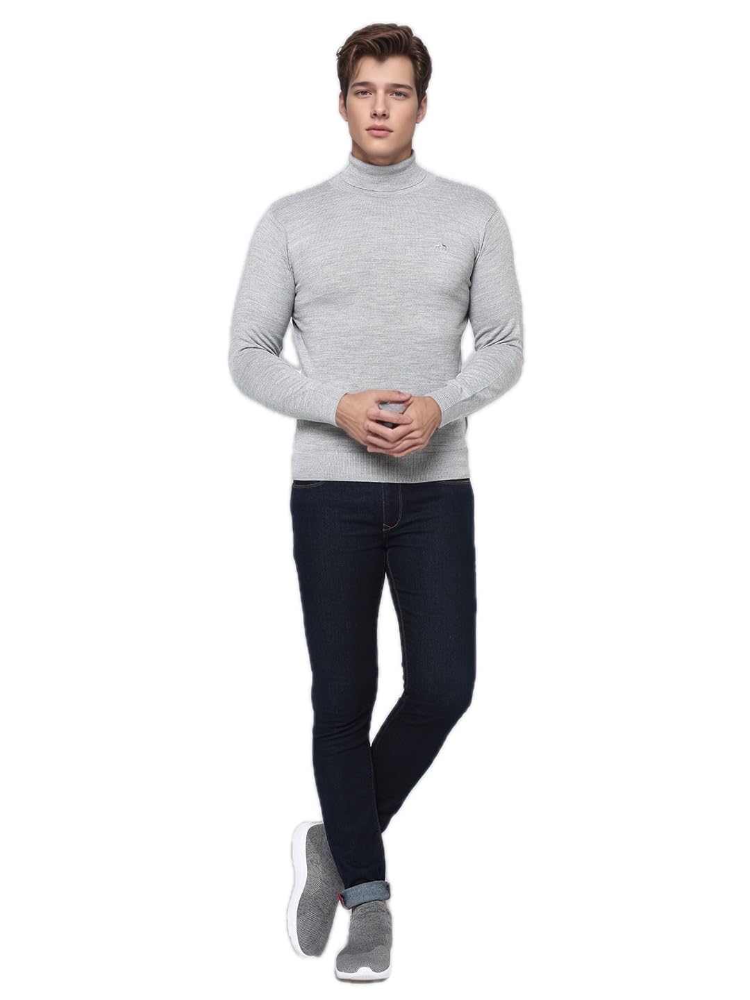 98 north 98 Degree North Men’s Merino Wool Blend Turtle Neck Pullover Sweater-M2575-L.Grey-picture-30