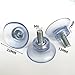 Tool Part for M6/M8 Screw Rubber Suction Cup Transparent Sucker Plastic for Glass Table Tops Storage Tool Sucker - (Size: M8x13mm / Color: 10pcs)