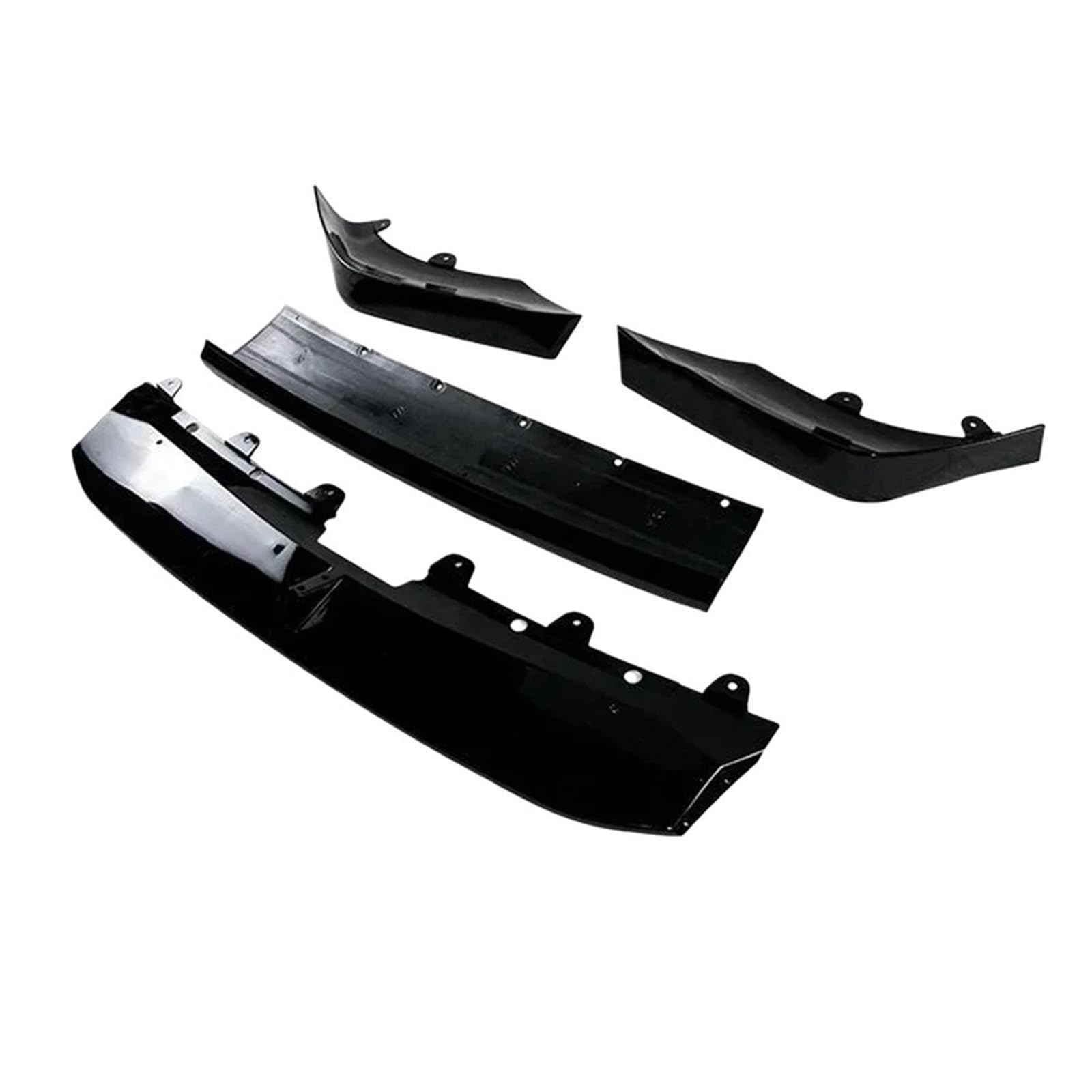 Przedni zderzak samochodowy wargi kompatybilny z BMW X3 G01 X4 G02 IX3 G08 M Pack Facelift 2022-2024 Spoiler Splitter dyfuzor ostrze Body Kit Tuning(Glossy black)