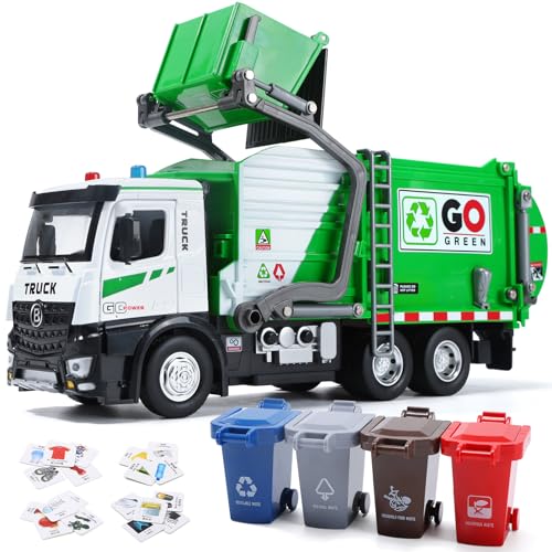 HOLYFUN Electric Garbage Truck Toy