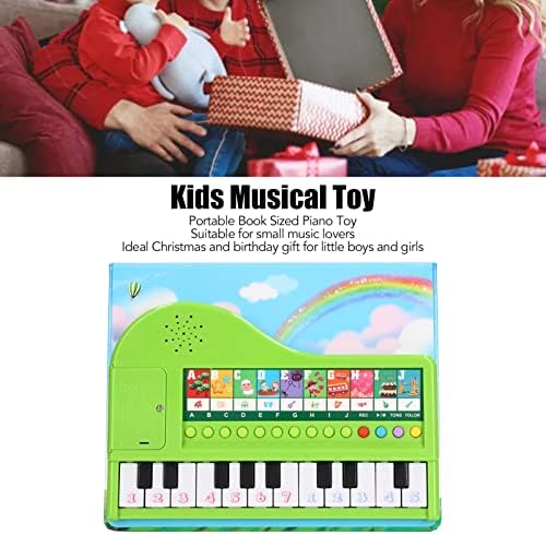 Children Keyboard Book Toy,Portable Piano Book Educational Musical Toy with Light Keys Gift for Toddlers Kids Ages 3 Years 3 51tSsJhRXLL. AC