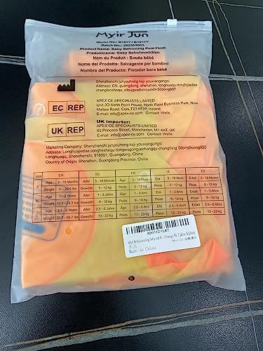 Myir Salvagente Bambini con Mutandina, Anello di