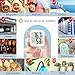 Antonki 2 Pack Room Thermometer for Home, Indoor Hygrometer Humidity Meter Gauge, Digital Temperature and Humidity Sensor Monitor for House, Terrarium, Incubator, Greenhouse - Battery Included