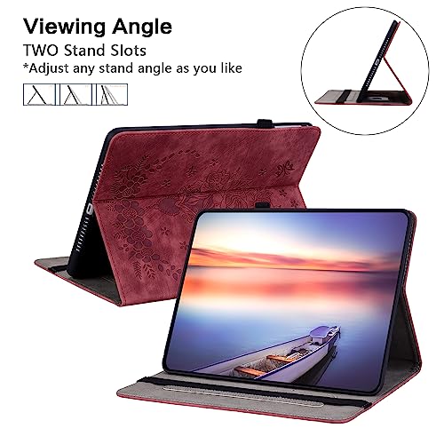 Étui iPad 10.2 portable à rabat multi-angle idéal pour le télétravail - 4
