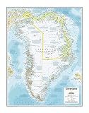National Geographic: Greenland Wall Map - 22 x 28 inches - Paper Rolled