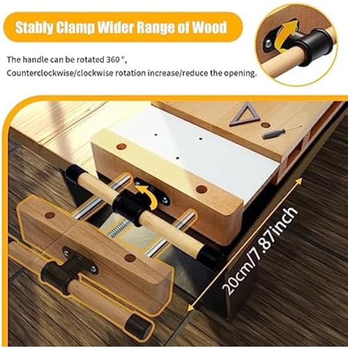 Fixation G-Clamp avec 4 arrêts de limites pour bois dur - 6