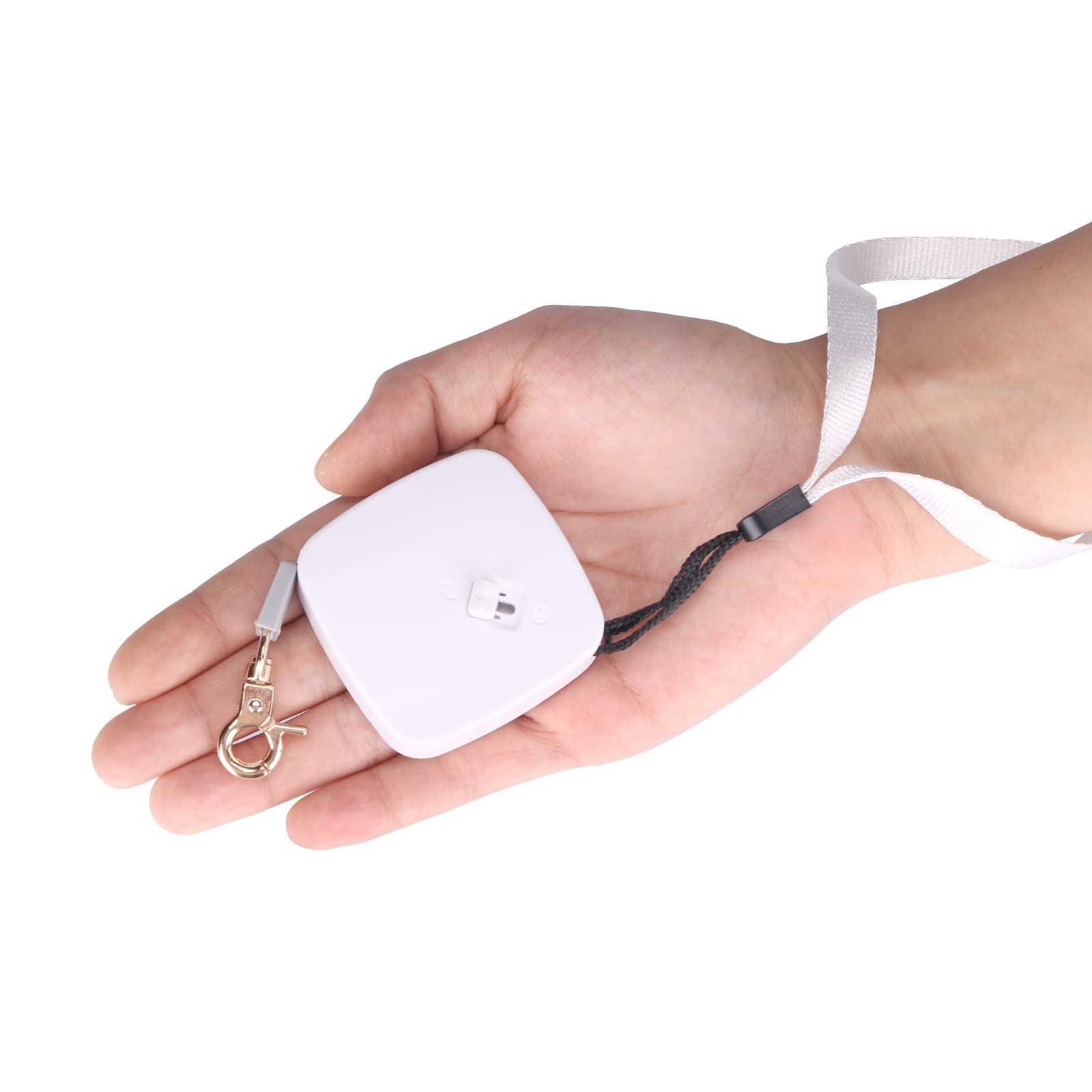 Retractable Dog Leash for Small Dogs Cats up to 11lbs with 6.5ft Anti-Pull Strong Nylon Tape, Hands Free, Mini and Portable Walking Leash with Wrist