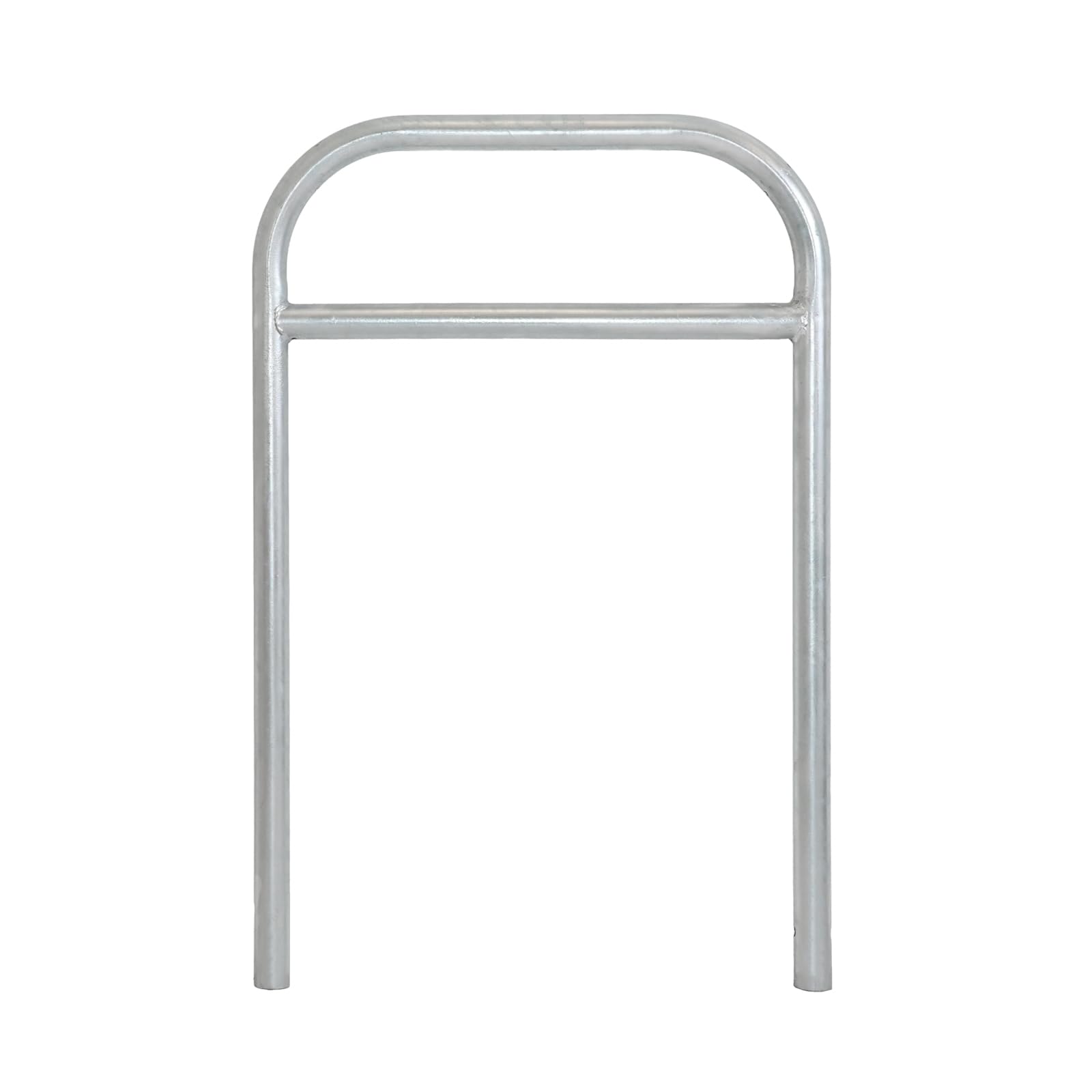 TRUTZHOLM Fahrradanlehnbügel mit Mittelrohr 115 x 78 cm Stahl feuerverzinkt Ø 49 mm zum Einbetonieren Fahrradständer für 2 Fahrräder beidseitig nutzbarer Parker Diebstahlschutz für Fahrräder