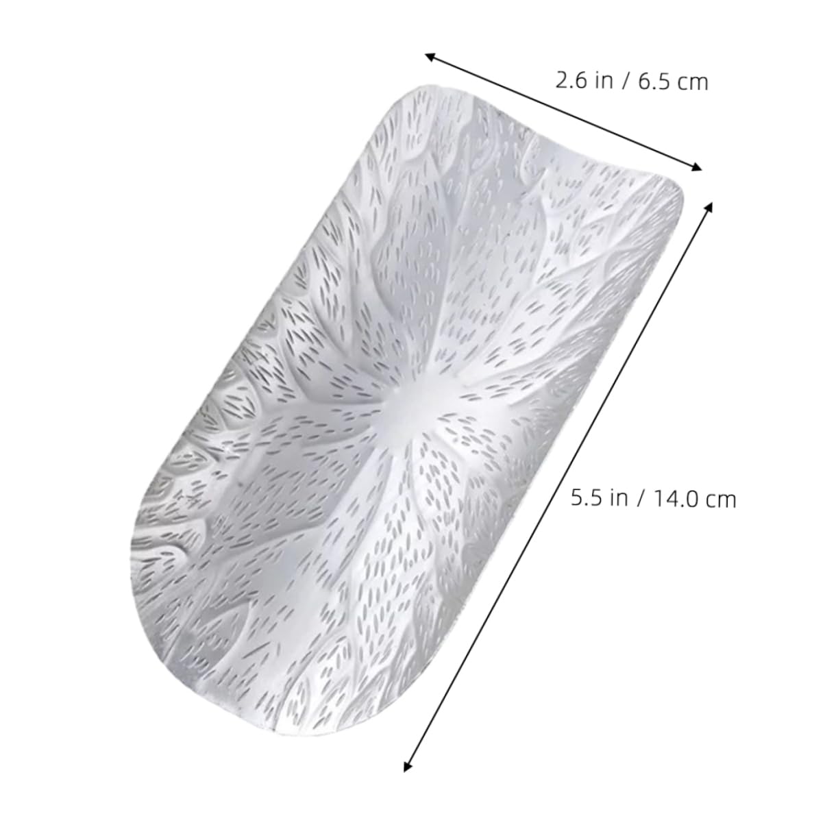 TOPPERFUN 1Set Tea Leaf Scoop and Storage Plate Hammered Alloy Tea Accessories for and Loose Leaf Tea