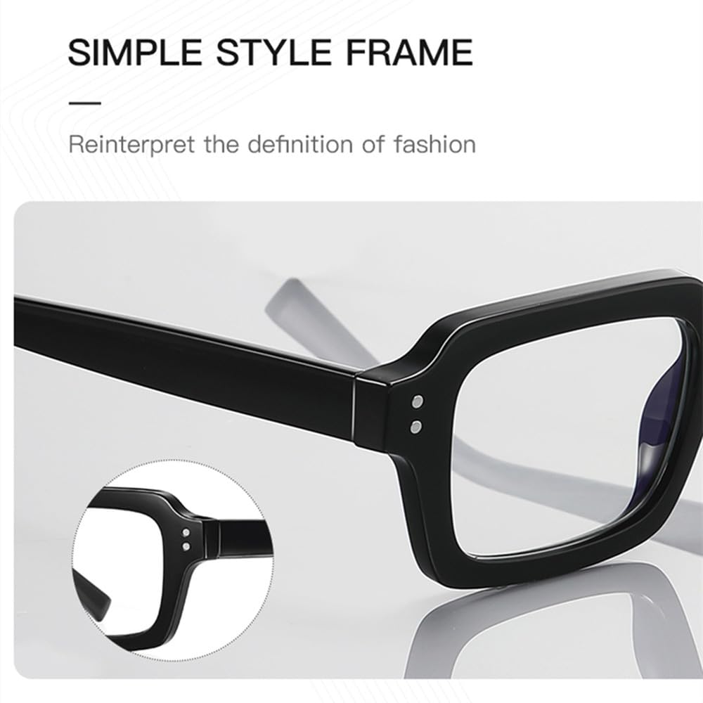 Occhiali moda Montatura per uomo Occhiali con lenti trasparenti per donna Acetato unisex