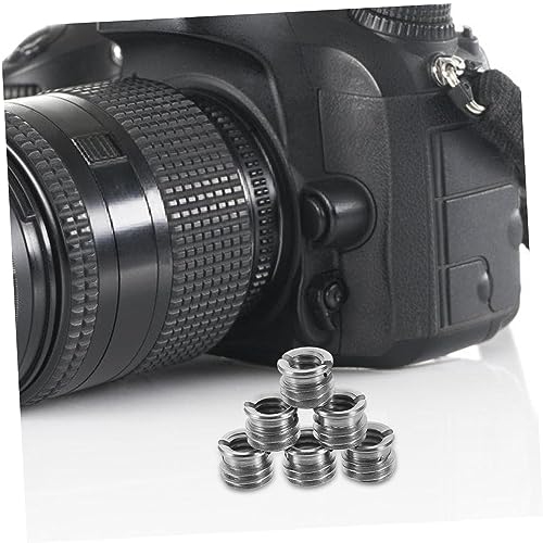 Image of SECFOU 10pcs Tripod Screw Adapter Camera Thread Converter for Mic Stands and Video Lighting Equipment Easy Installation Versatile Use