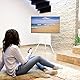 Hama TV Ständer im Staffelei Design (Stabiler Fernsehständer für 37-75 Zoll, höhenverstellbarer TV Stand als Tripod, kompaktes TV Stativ, VESA kompatibler Bodenständer) weiß