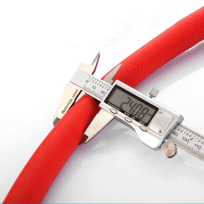 flexiable rubber Red Self Rescue Tray Water Hose Garden Irrigation Watering Antifreeze Plastic Fire-Protection Pipe Rubber Tube 19mm drain elastic (Size : 5meter)