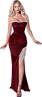 لانجيرى طويل قطيفة كات