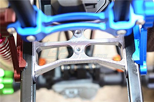 GPM Aluminum Front Body Mount & Post Set - Red, For Traxxas TRX-4 Defender & TRX-6 Mercedes G63 Crawler