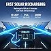BougeRV Flash300 Portable Power Station 286Wh With 600W Solar Charging from 0-90% In 30 Mins, 600W Solar Generator, 2x600W(Peak 1200W) AC Outlets, Portable Battery Power Supply for Outdoor Camping RV