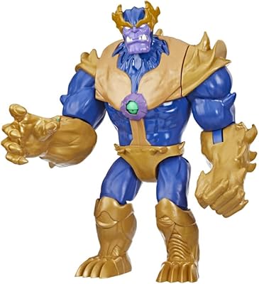 Boneco Marvel Avengers Mech Strike Monster Hunters Monster 23 cm - Punch Thanos - F4376 - Hasbro