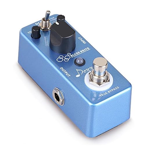 Donner Overdrive Pedal de Efectos para Guitarra Blues Drive Overdrive Sobremarcha True Bypass