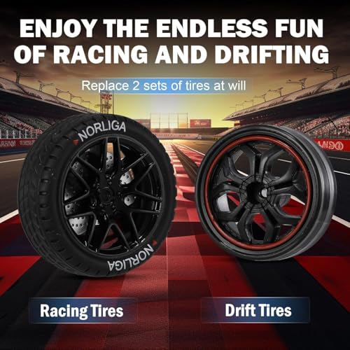 Image of Remote Control Super GT Drift Car 1:24 Scale for Kids | High Speed 4WD 2.4GHz Racing Car | LED Lights, Drifting & Racing Tires Sport Toy Vehicle for Adult Boys (Color As Per Stock)