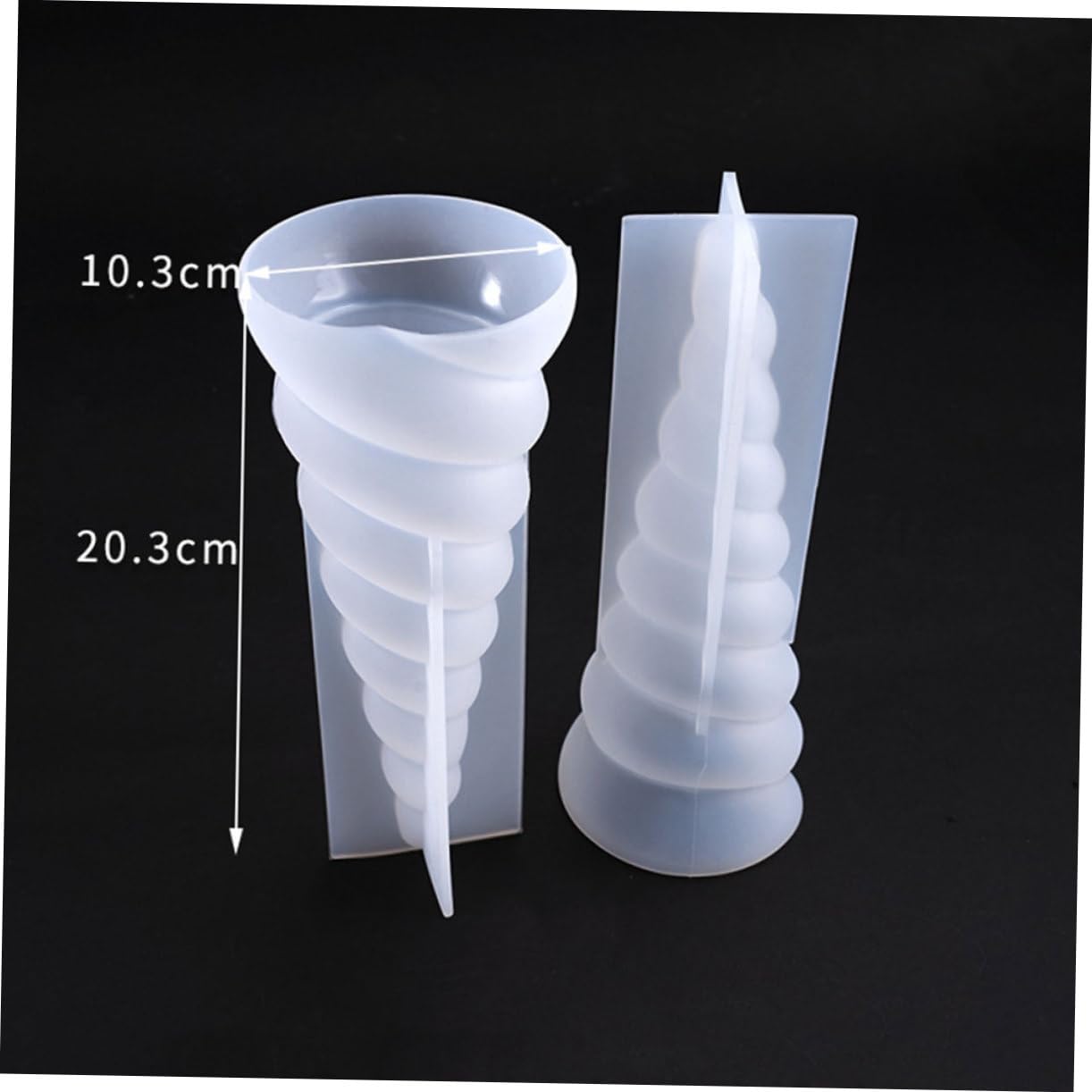 VILLCASE 9pièces Silicone pour Hornes De Licorne Moules Époxy pour Décorations Artisanales Et Garçon Fille