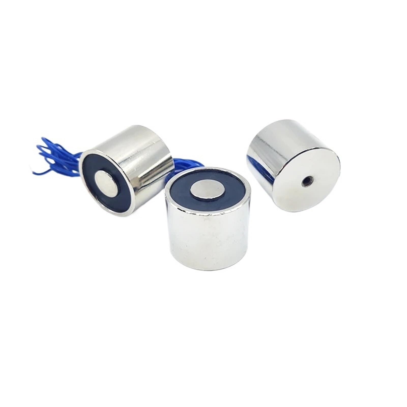 Qlymddsa Dc 12V 1Pcs Electromagnet 30/25 Dc 6V 12V 24V Cylinder Magnets 12Kg/120N Strong Electromagnetic Solenoid Sucker Non-Standard Custom(Dc 12V)