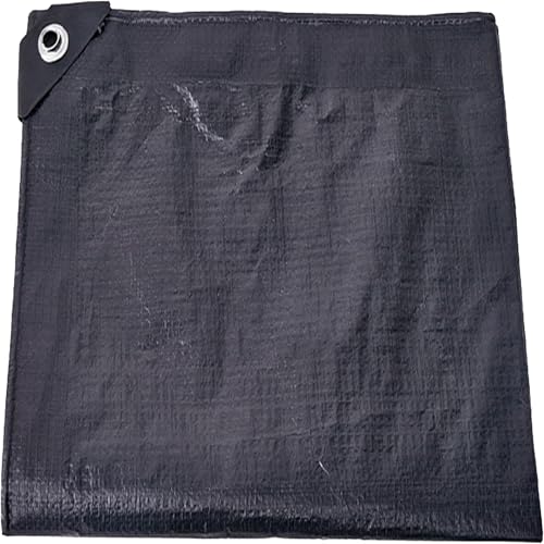 Lona impermeable reforzada 1.1x6 m de 160g m² color negro 2