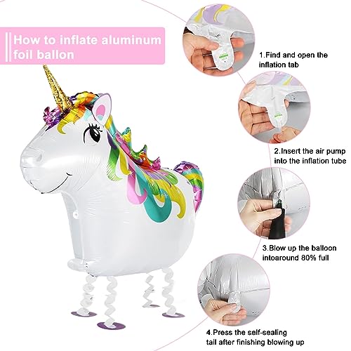 Unicorno Palloncini Decorazioni Compleanno, 2