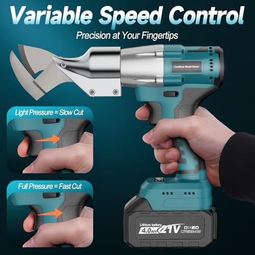 Brushless Metal Cutter with Battery