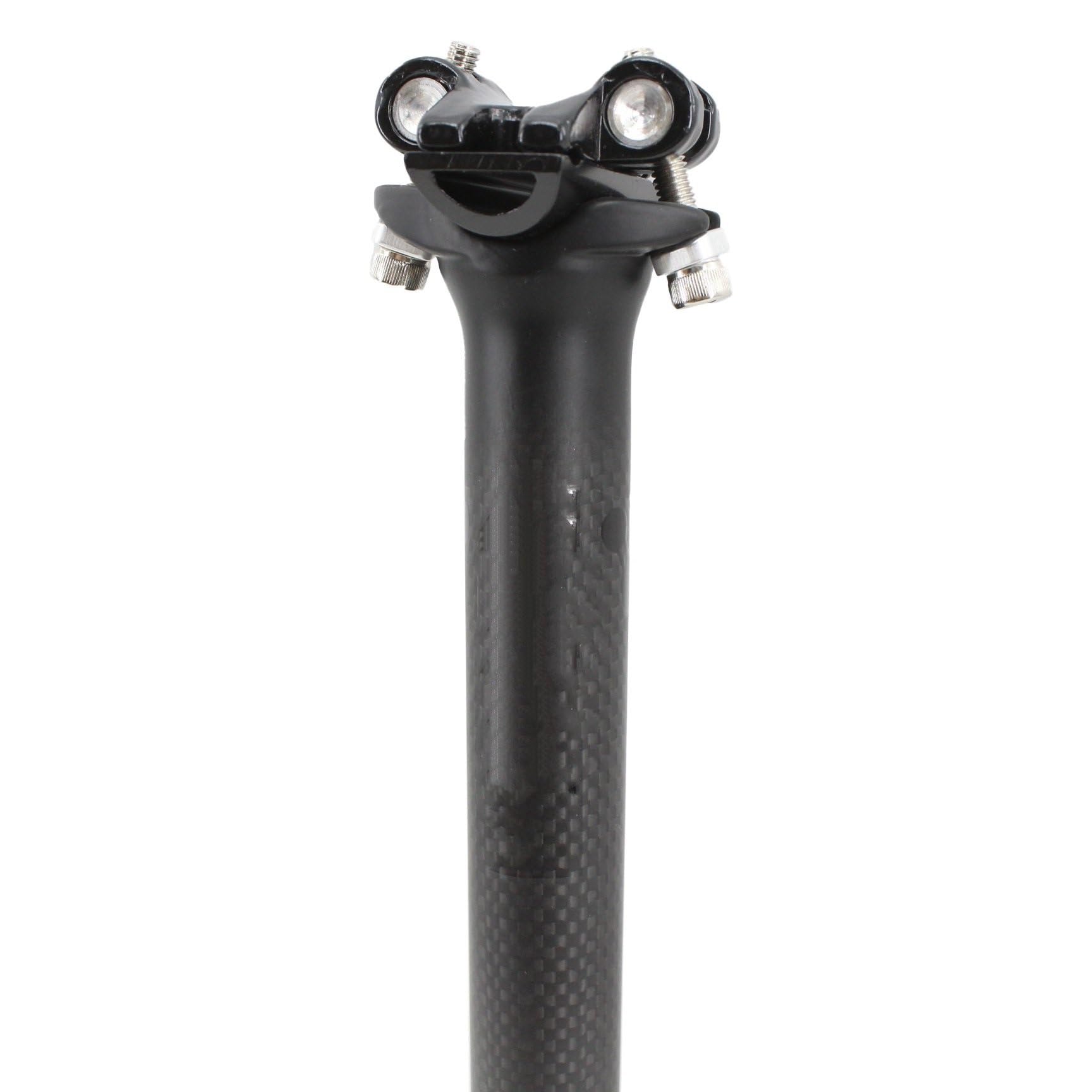 Tige de Selle VTT Fibre de Carbone Mate d'alliage de vélo de Montagne de Route Suspension Tige De